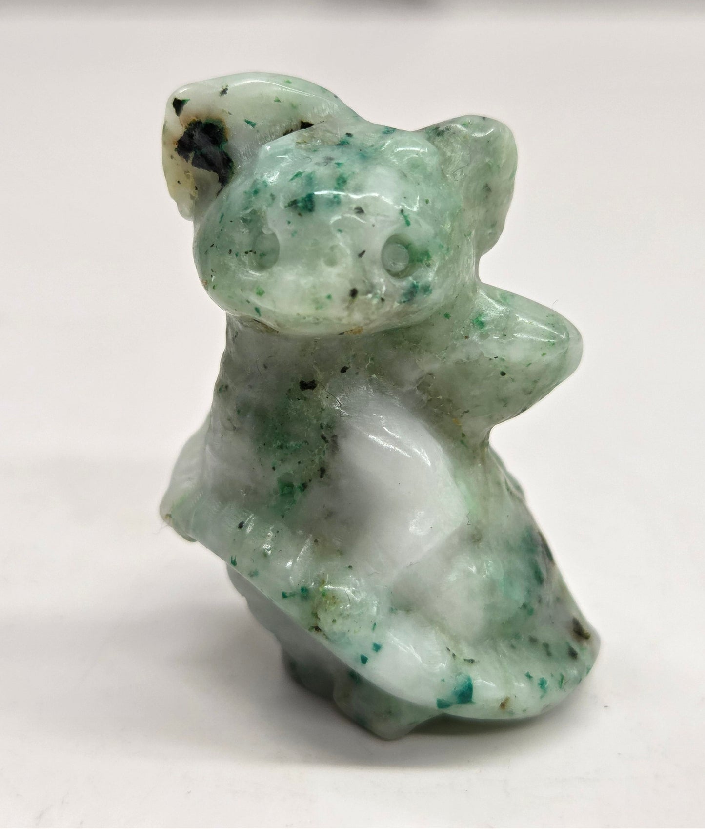 Cute standing dragon carving