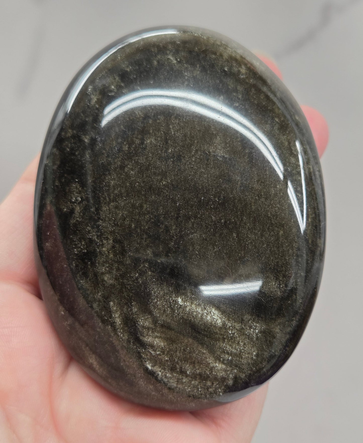 Palm - Gold Sheen Obsidian