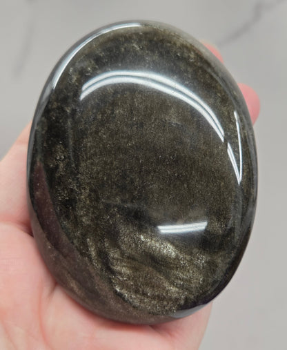 Palm - Gold Sheen Obsidian