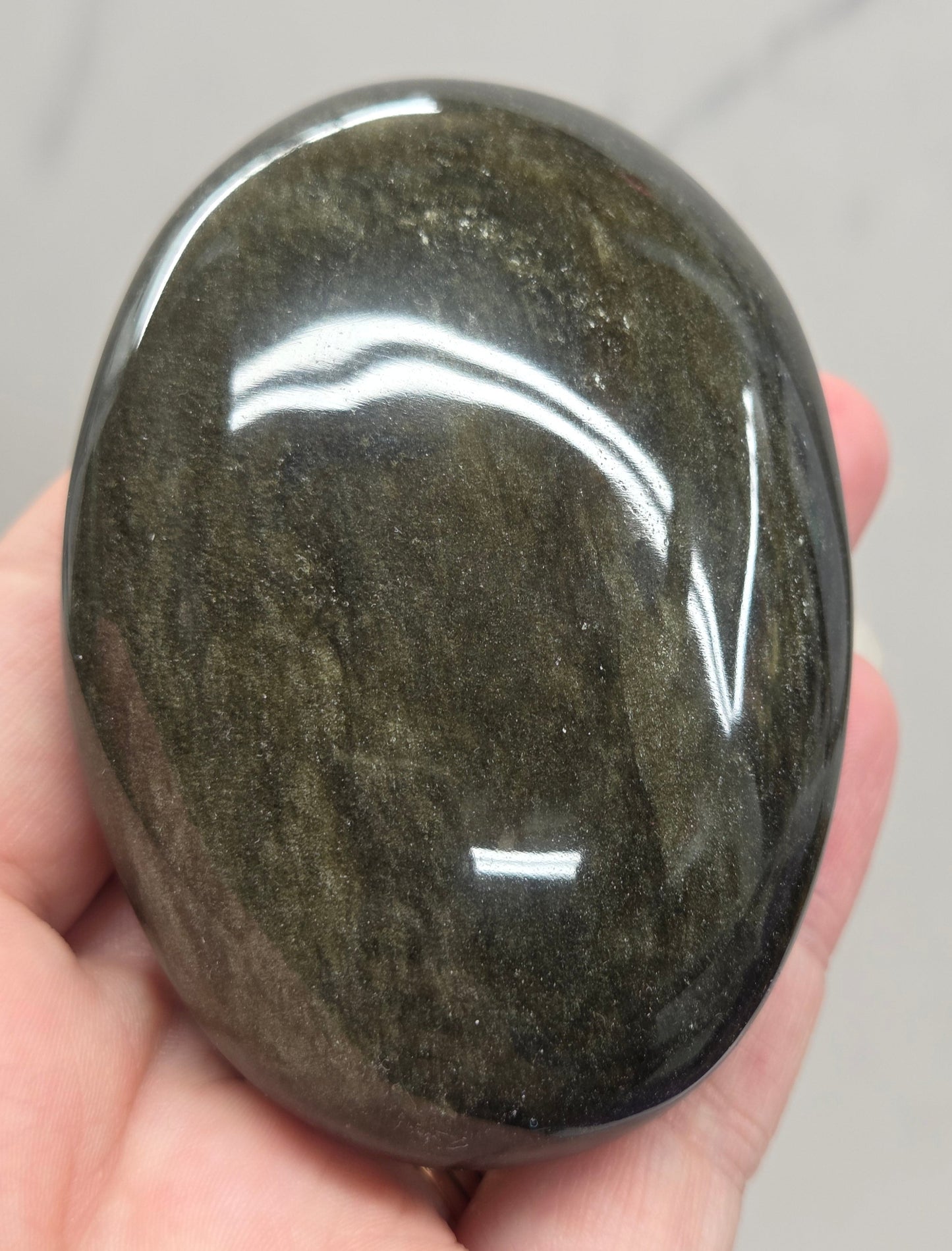 Palm - Gold Sheen Obsidian