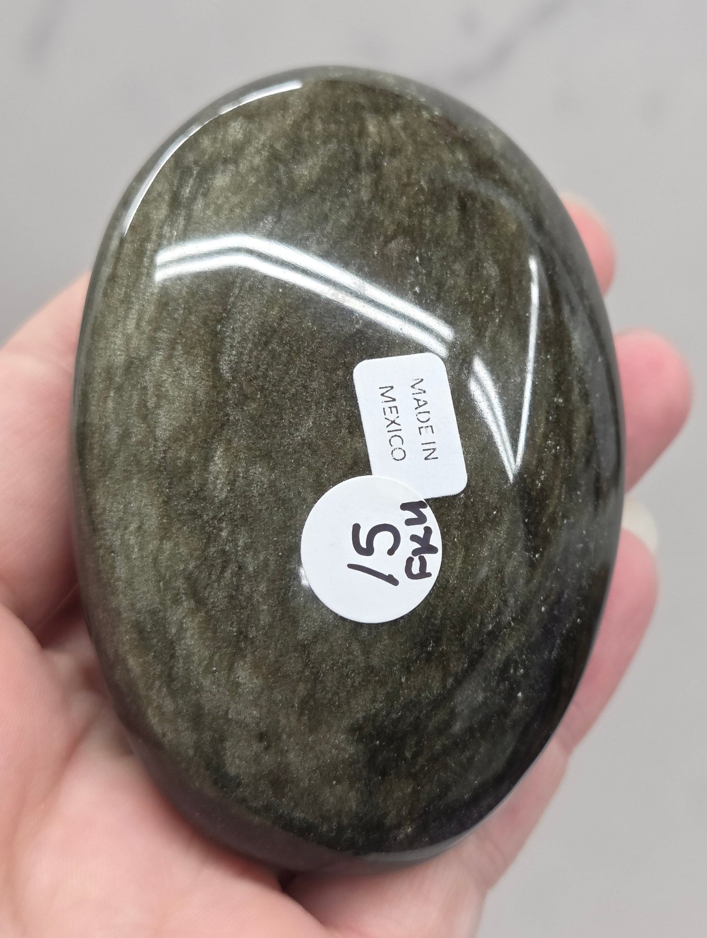 Palm - Gold Sheen Obsidian