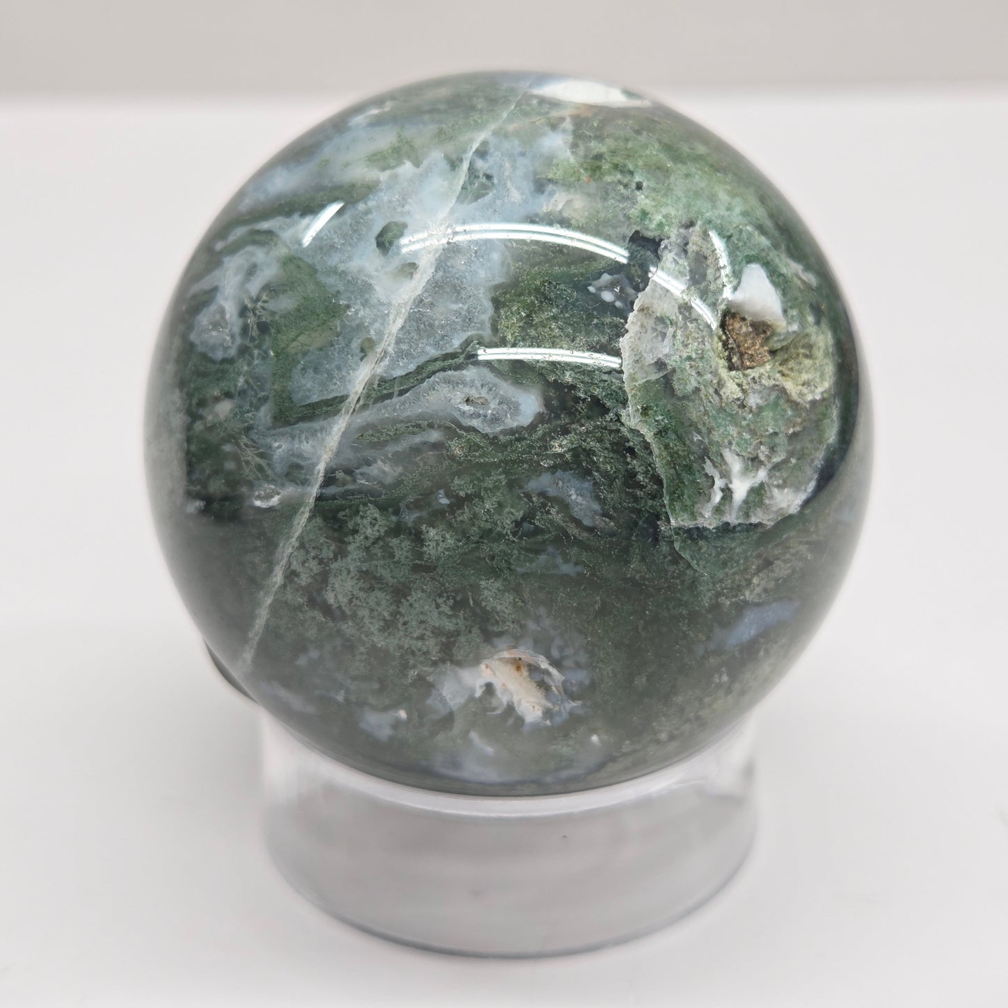 Moss Agate sphere