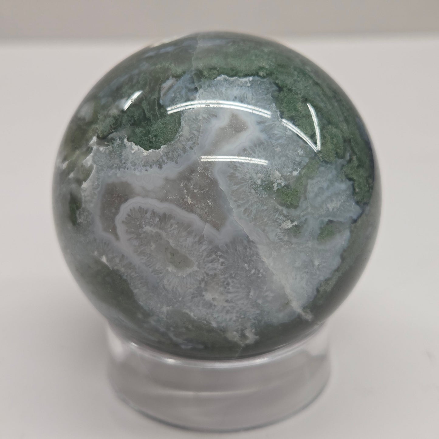 Moss Agate sphere