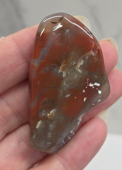 Petrified wood tumble