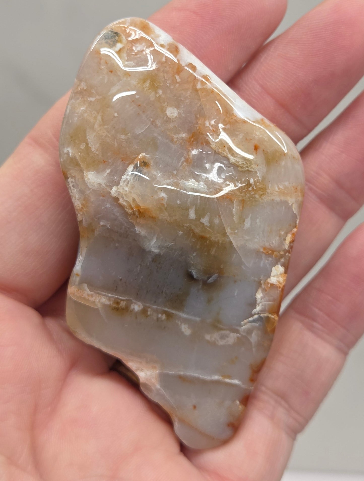 Petrified wood tumble