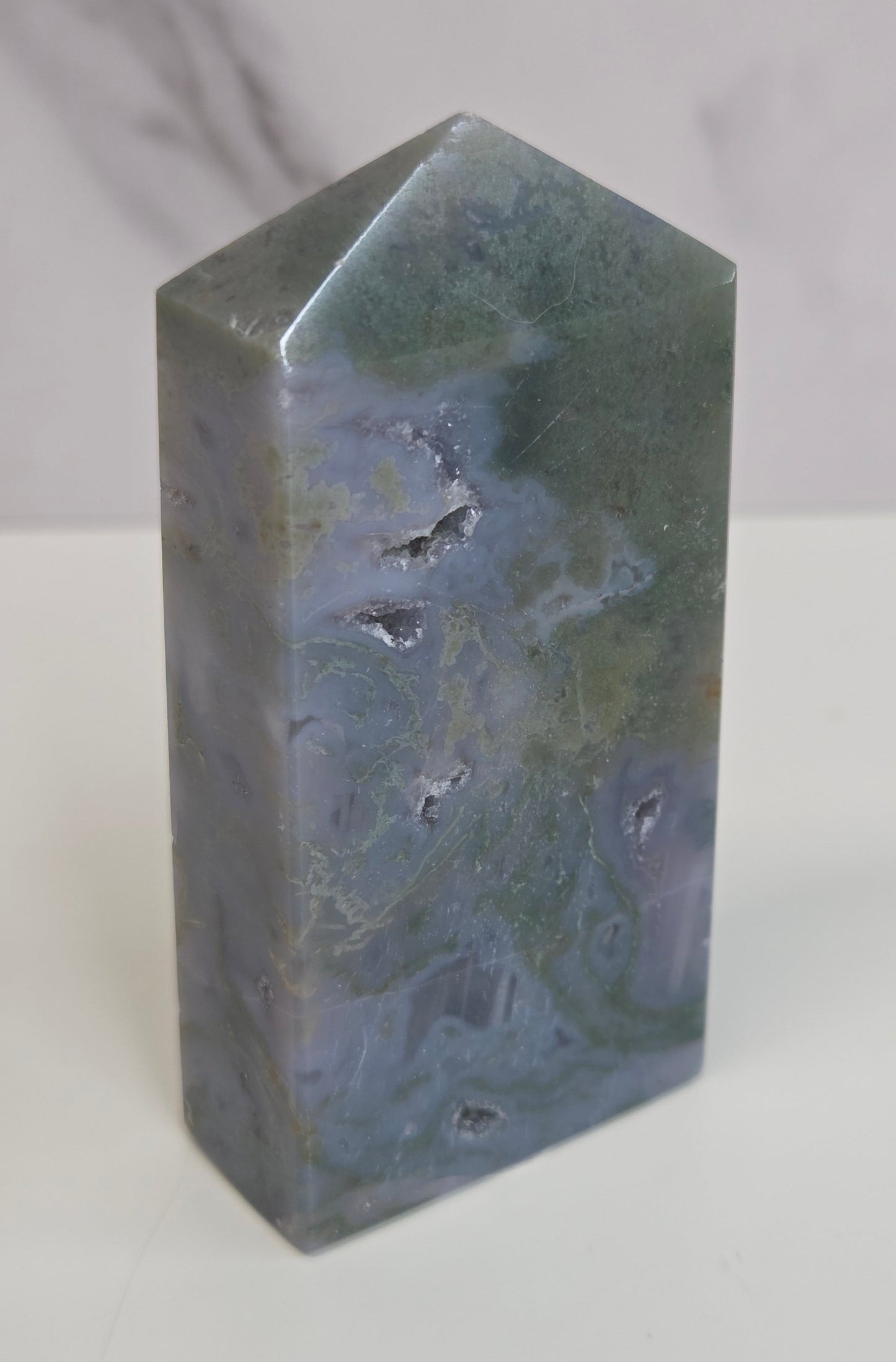 Moss Agate tower (4 sided)