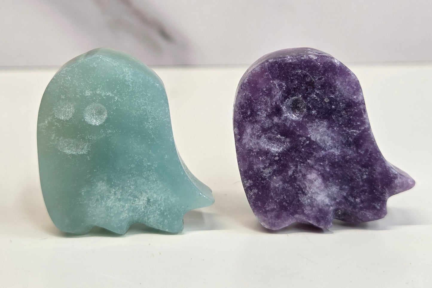 Pac Man flat ghost carving (S)