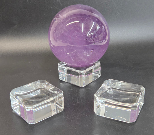 Sphere holder - Clear square