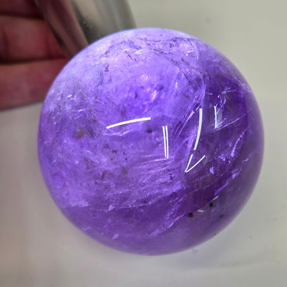Amethyst sphere