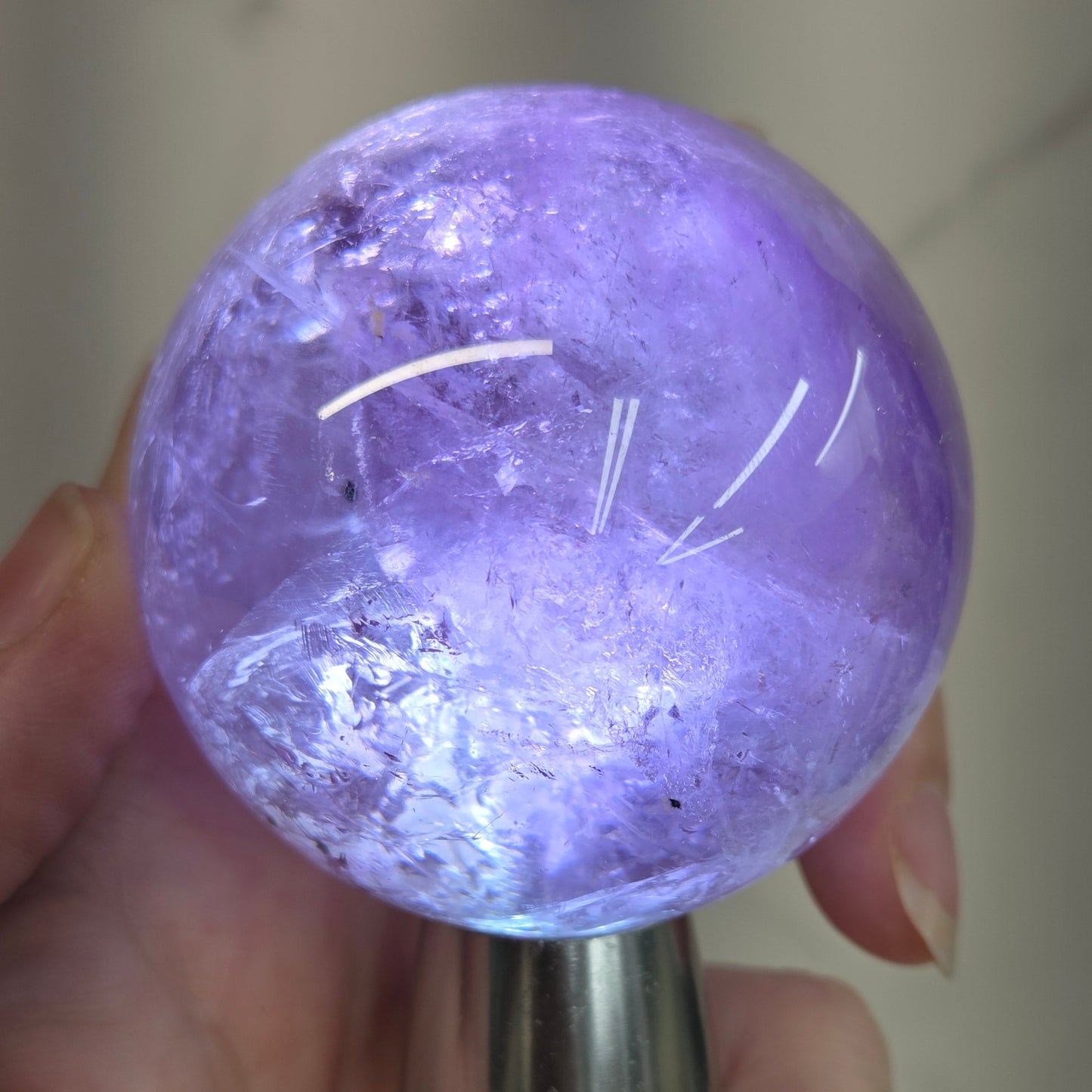 Amethyst sphere