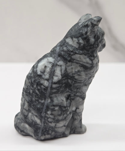 Cat/kitty carving - Maine Coone style (L)