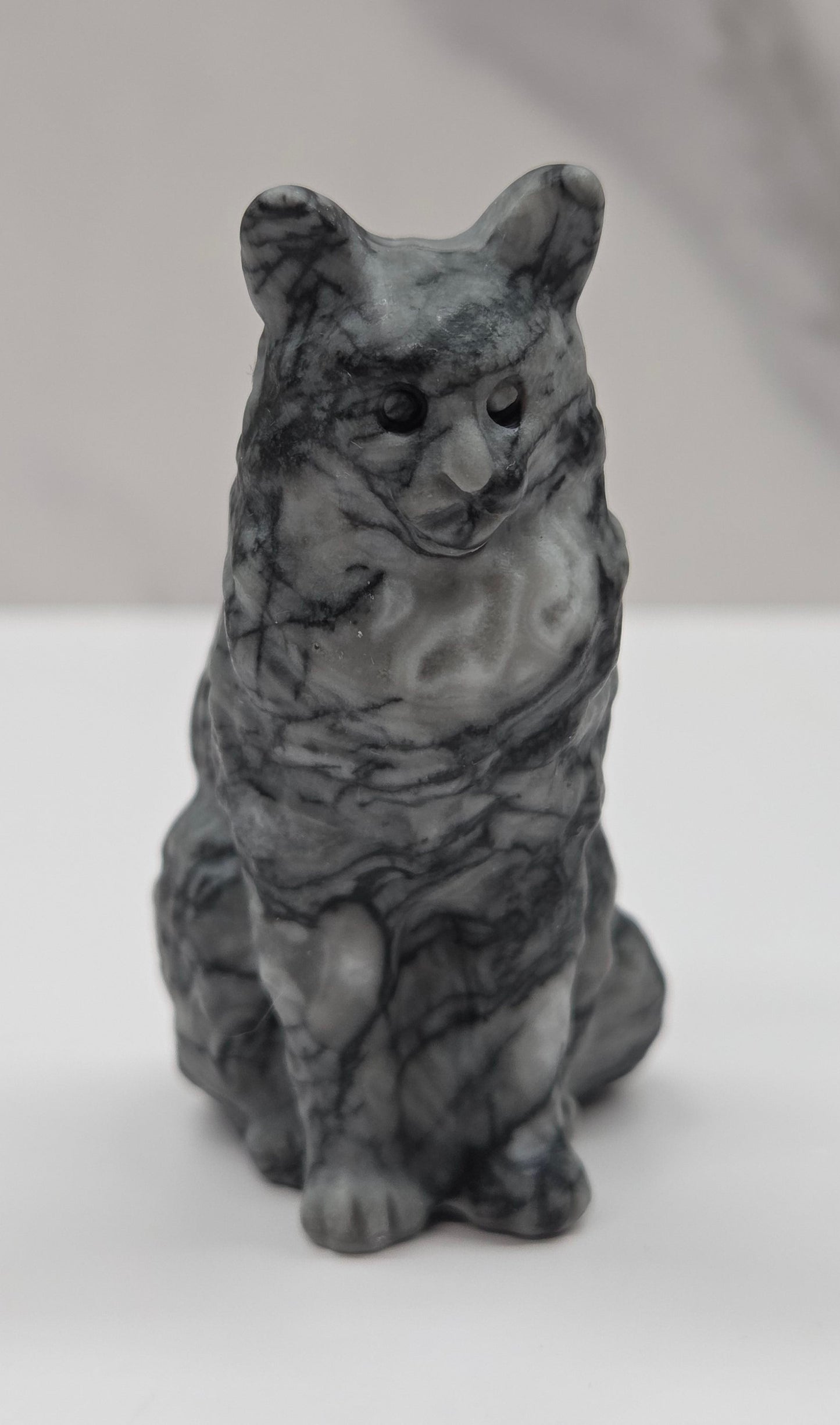 Cat/kitty carving - Maine Coone style (L)
