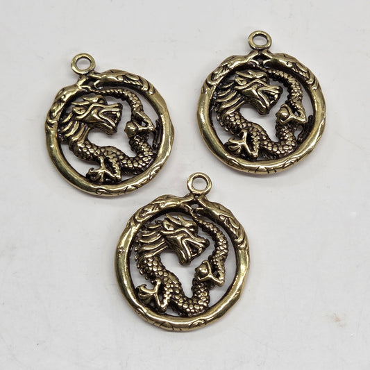 Pendant - Brass dragon
