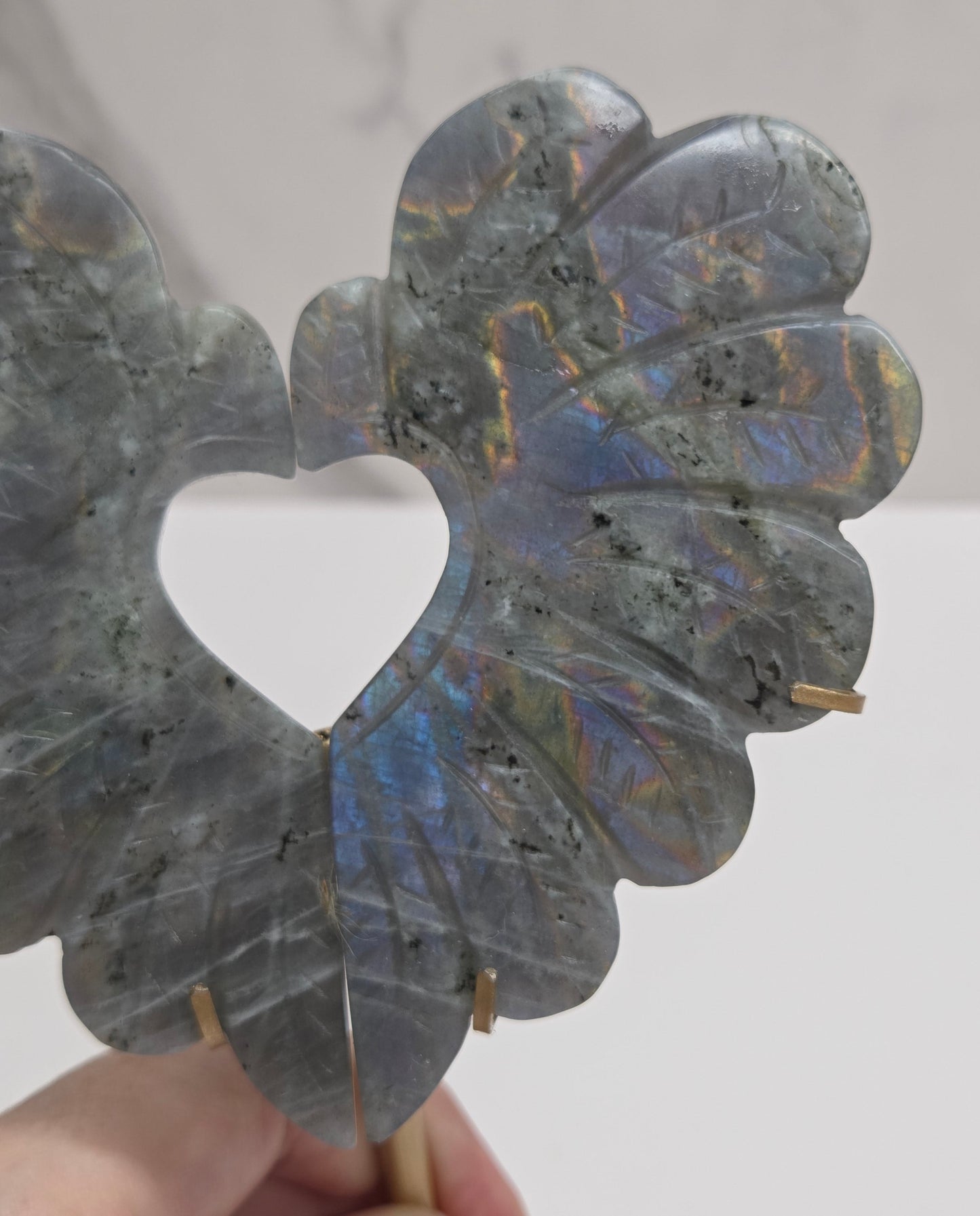 Heart wings - Labradorite