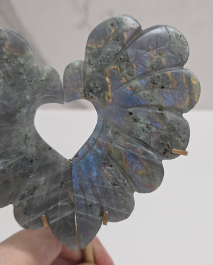 Heart wings - Labradorite