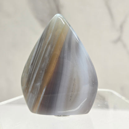 Agate teardrop