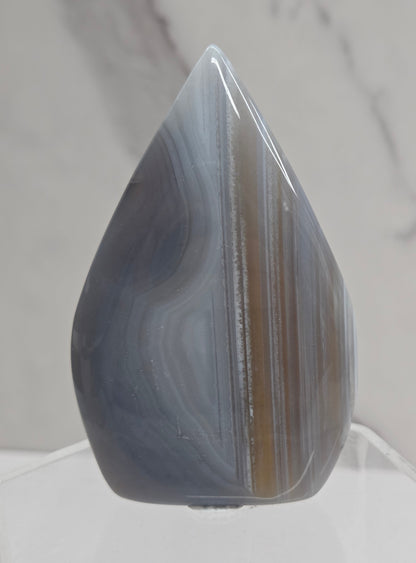 Agate teardrop