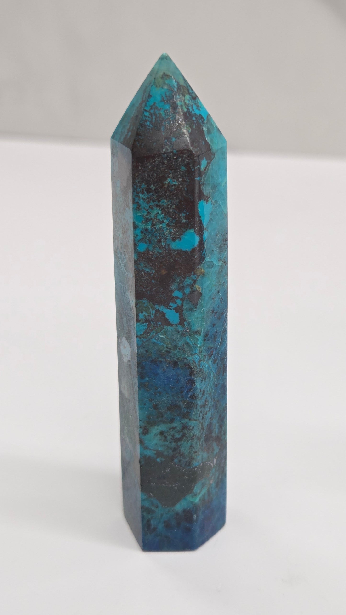 Azurite Chrysocolla tower