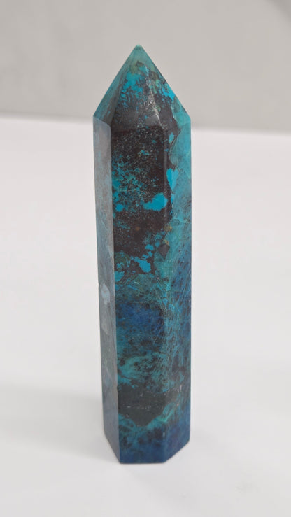 Azurite Chrysocolla tower