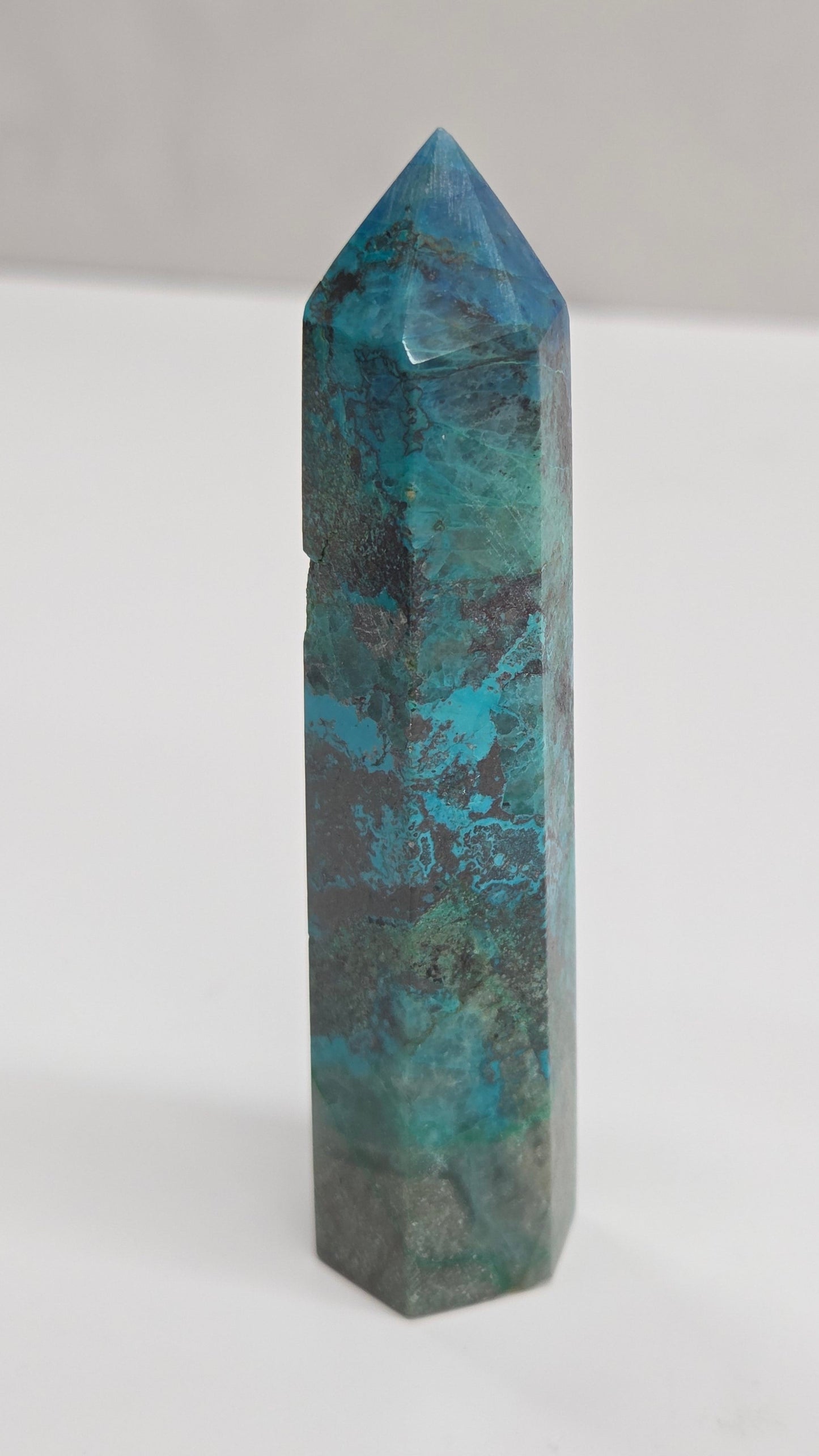 Azurite Chrysocolla tower