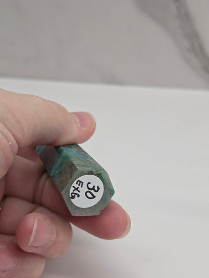 Azurite Chrysocolla tower