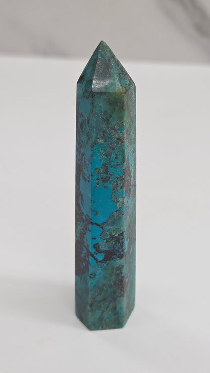 Azurite Chrysocolla tower