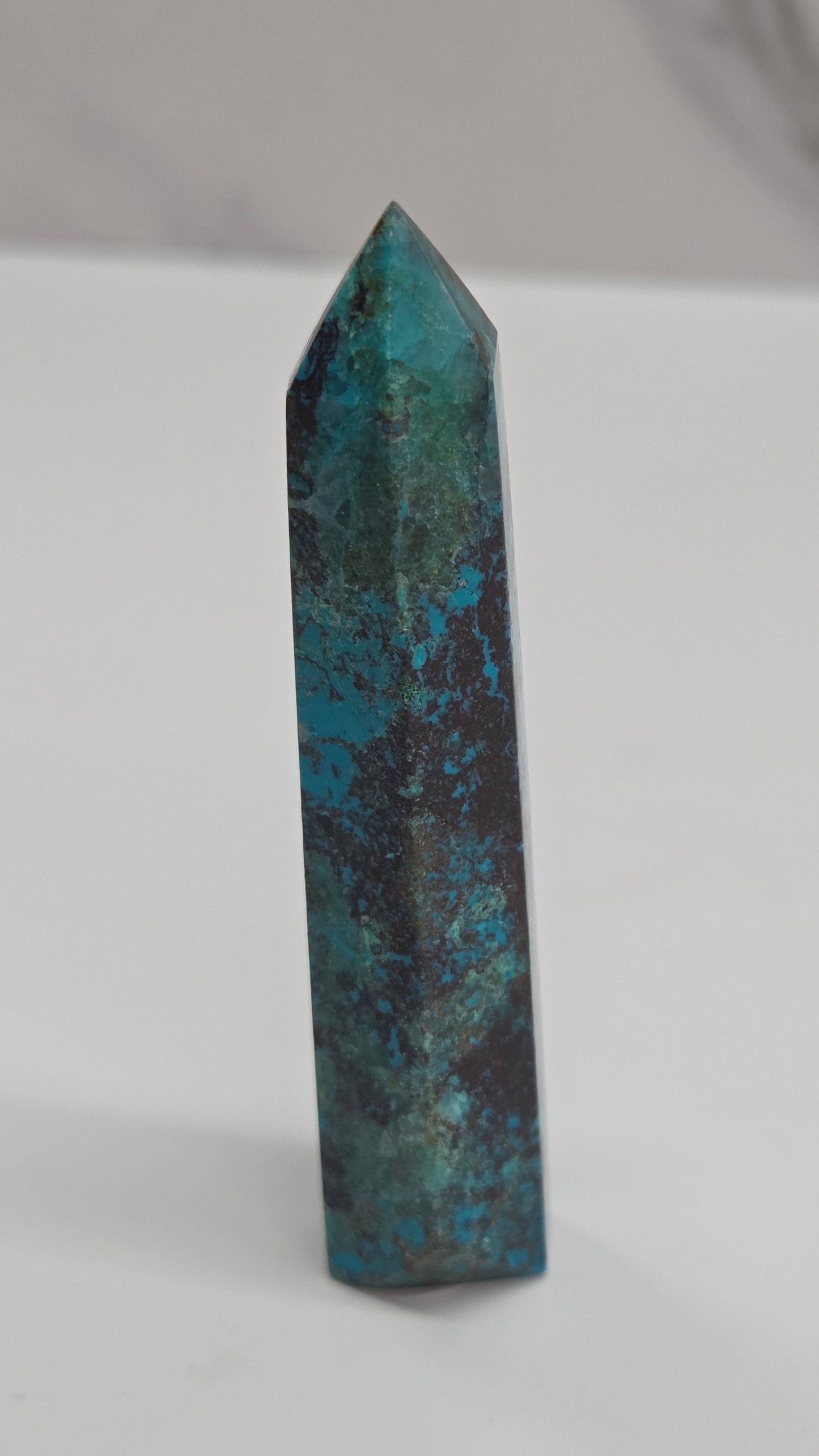 Azurite Chrysocolla tower