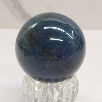 Blue Fluorite sphere