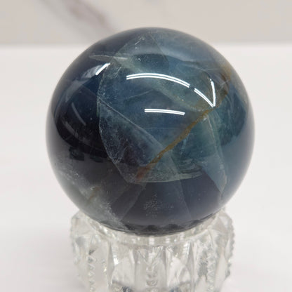 Blue Fluorite sphere