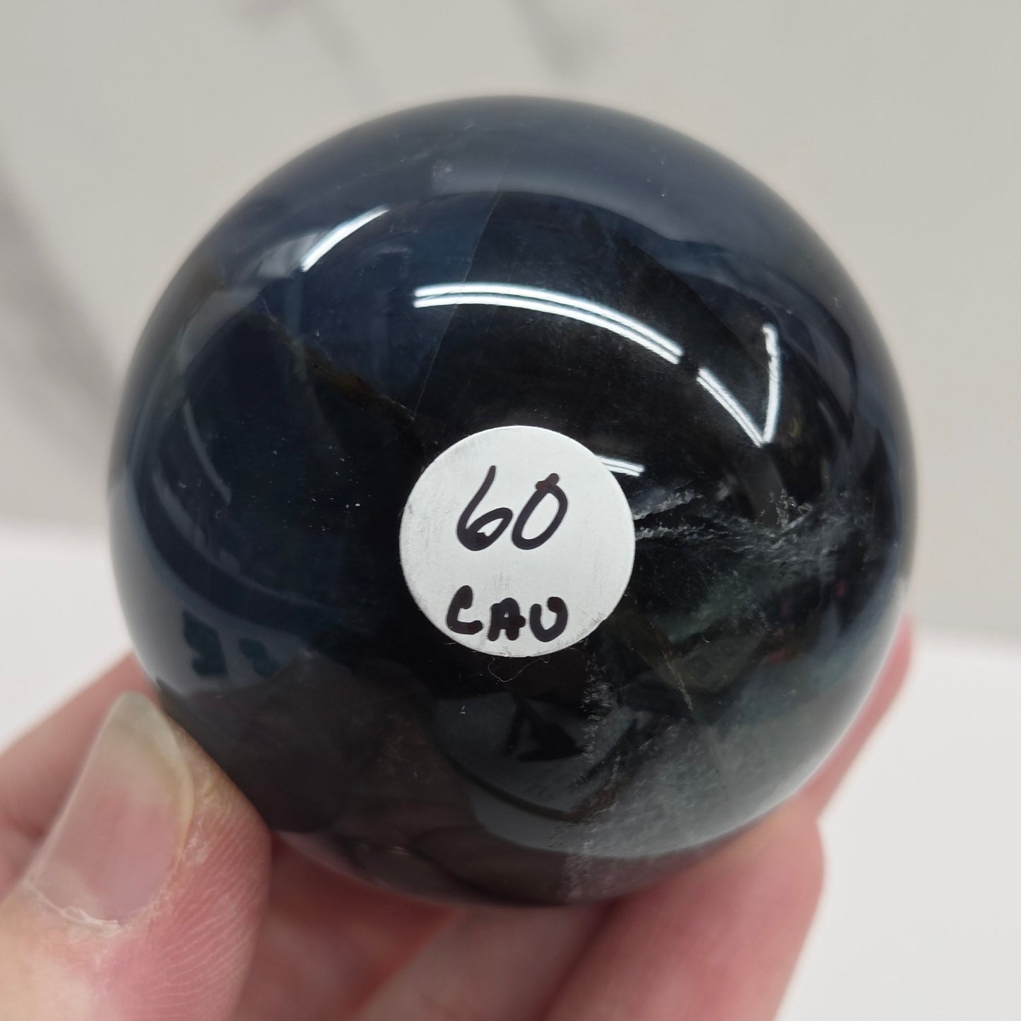 Blue Fluorite sphere