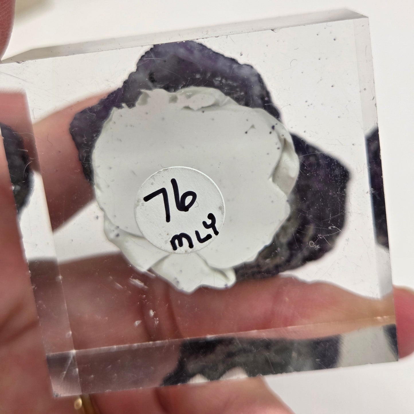 Drama Quartz - Fluorite on Quartz