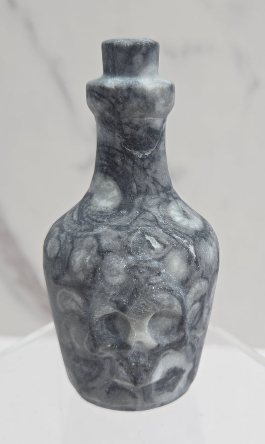Potion bottle - Fossil Shell Jasper