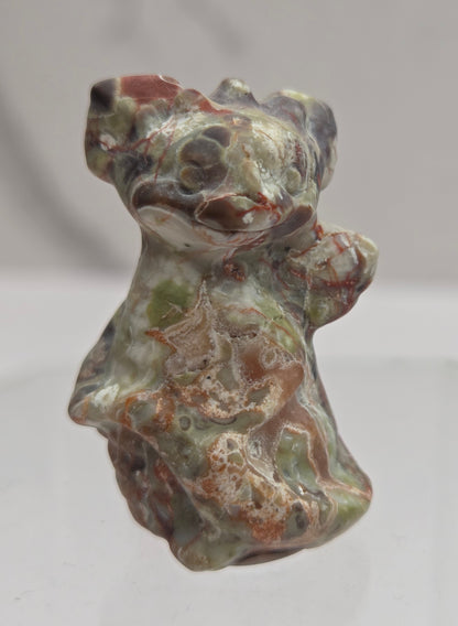 Cute standing dragon carving (S)