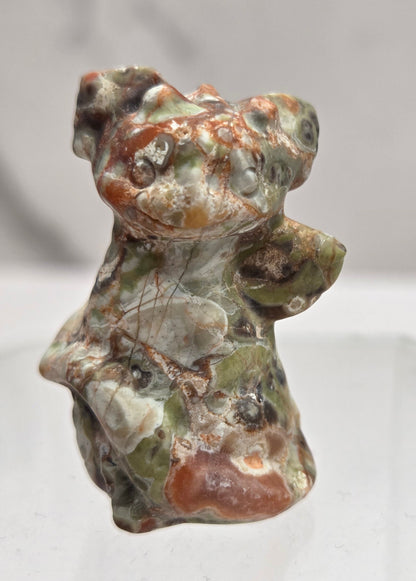 Cute standing dragon carving (S)