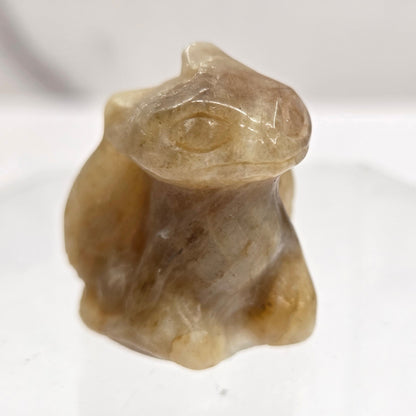 Moonstone Toothless carving on a white background