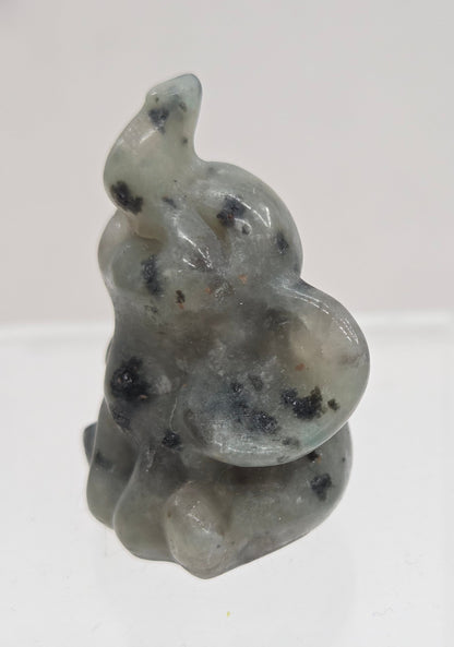 "Dumbo" baby elephant carving (S)