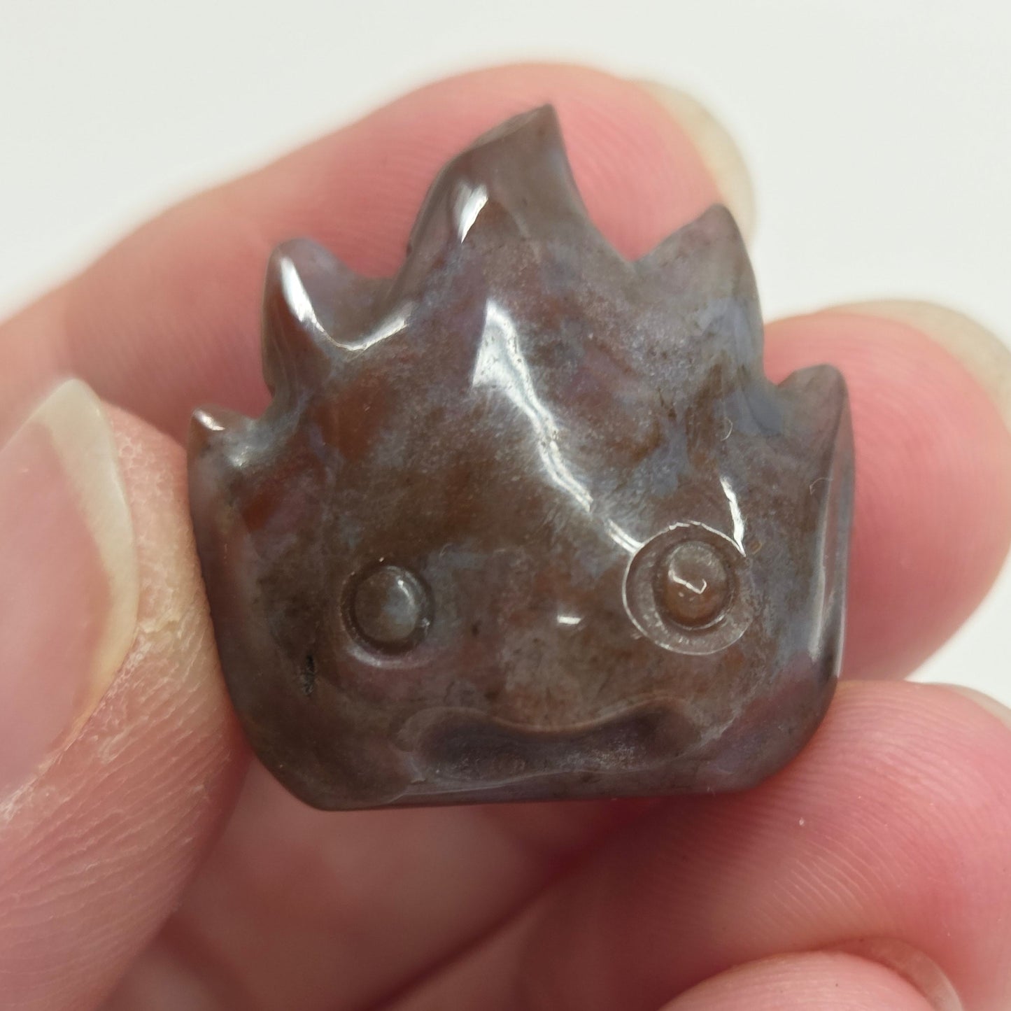 Mini Ocean Jasper/Moss Agate flames