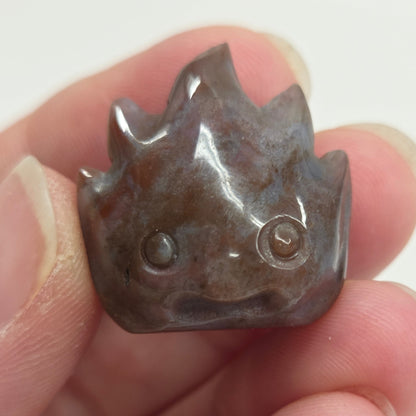 Mini Ocean Jasper/Moss Agate flames