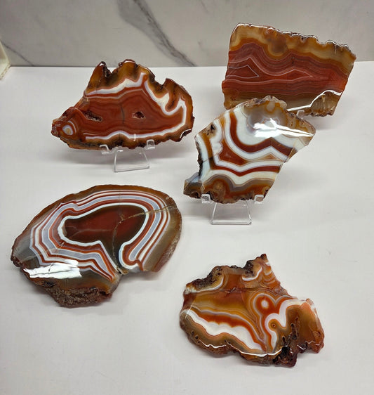 Carnelian slab
