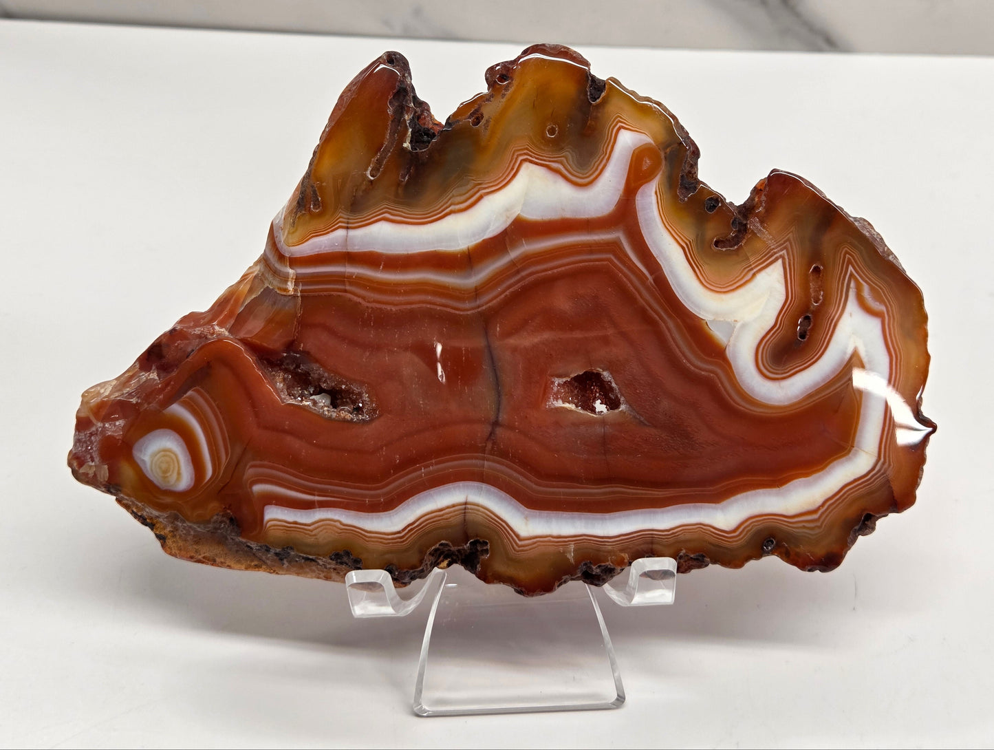 Carnelian slab