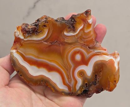 Carnelian slab