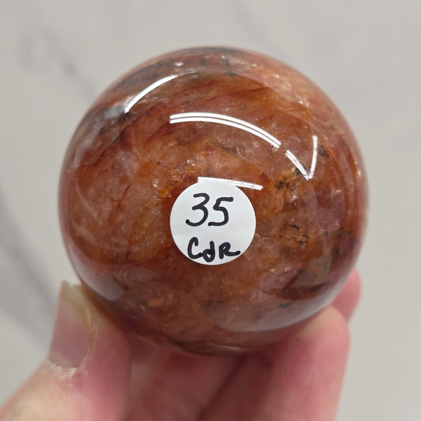 Fire Quartz/Golden Healer sphere