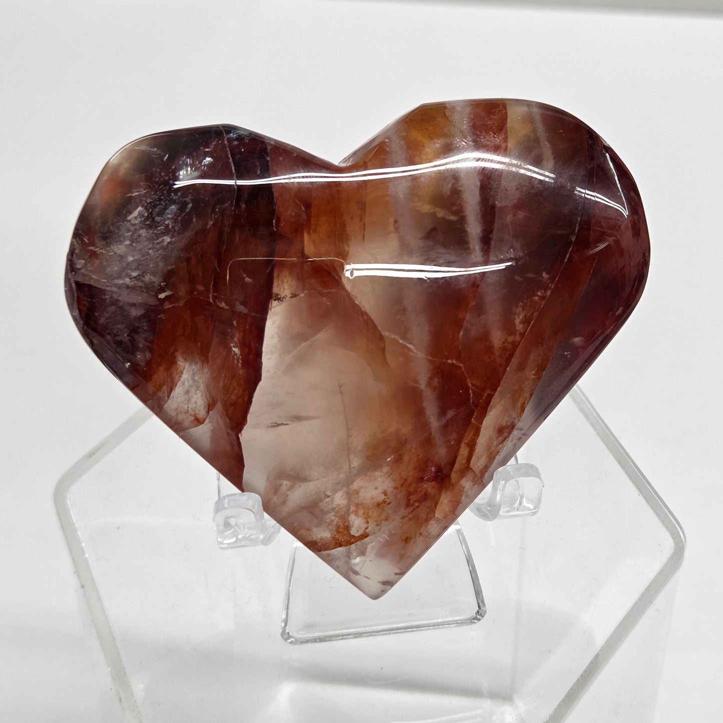 Fire Quartz heart