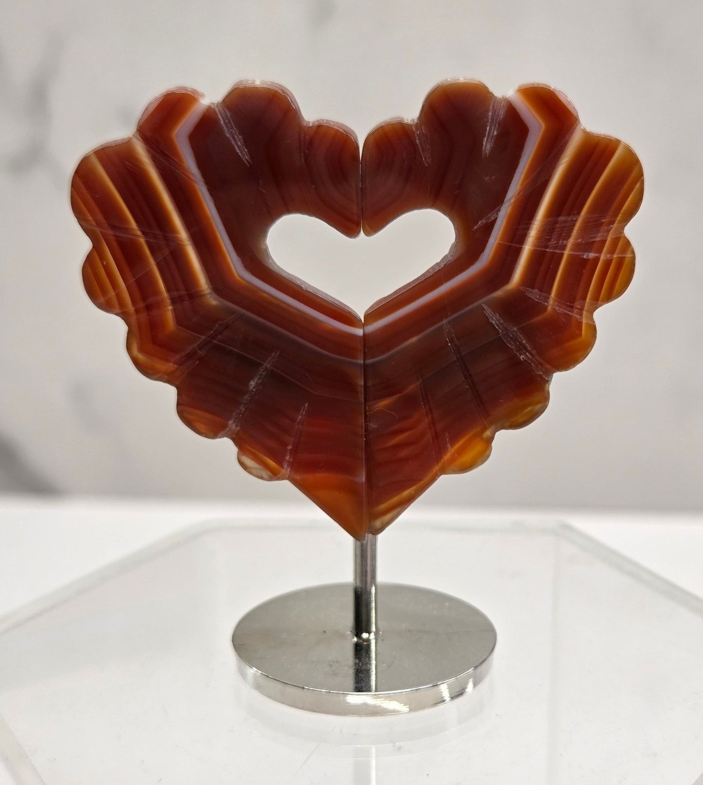 Heart wings on stand (S)