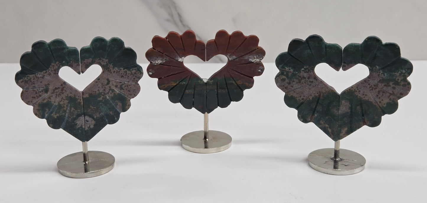 Heart wings on stand (S)