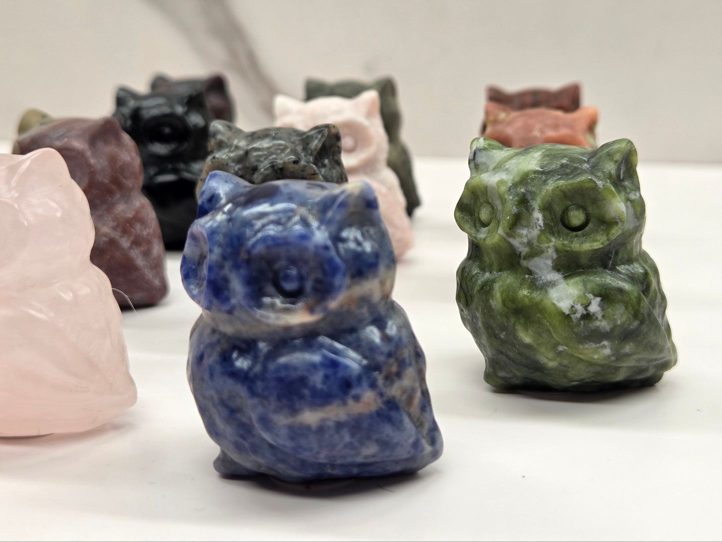 Fancy owl carving (small)