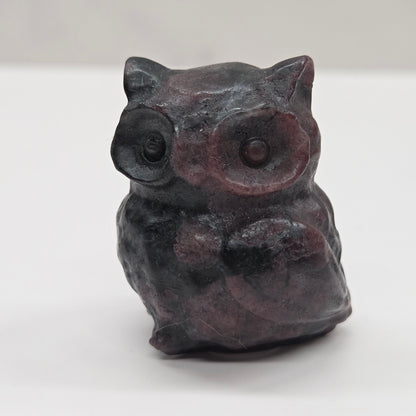 Fancy owl carving (small)