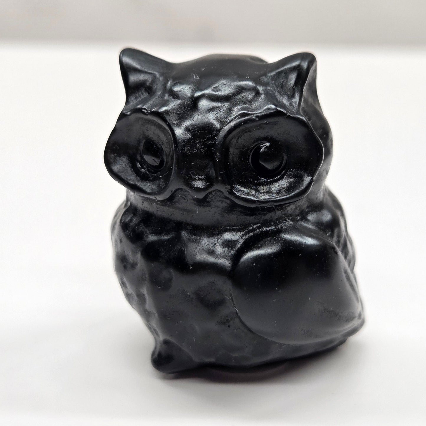 Fancy owl carving (small)