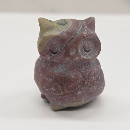 Fancy owl carving (small)