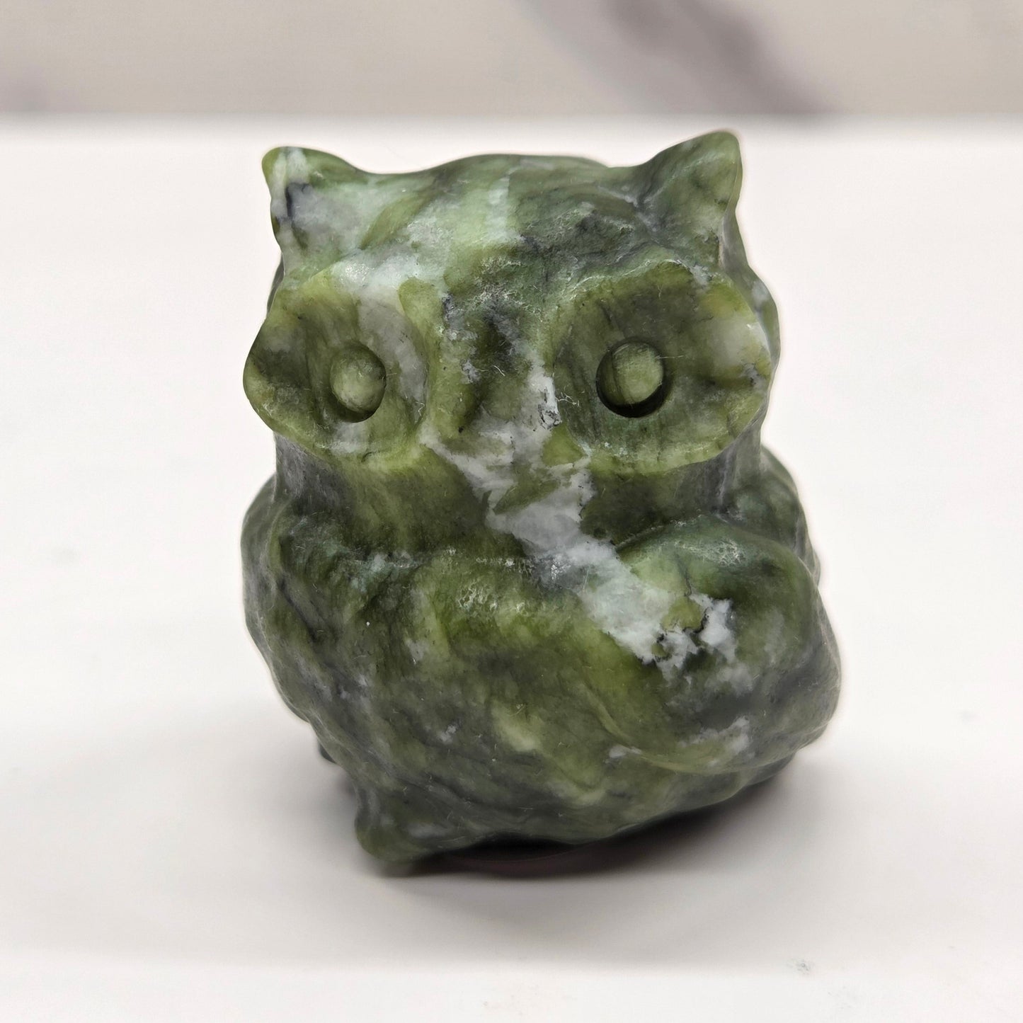 Fancy owl carving (small)